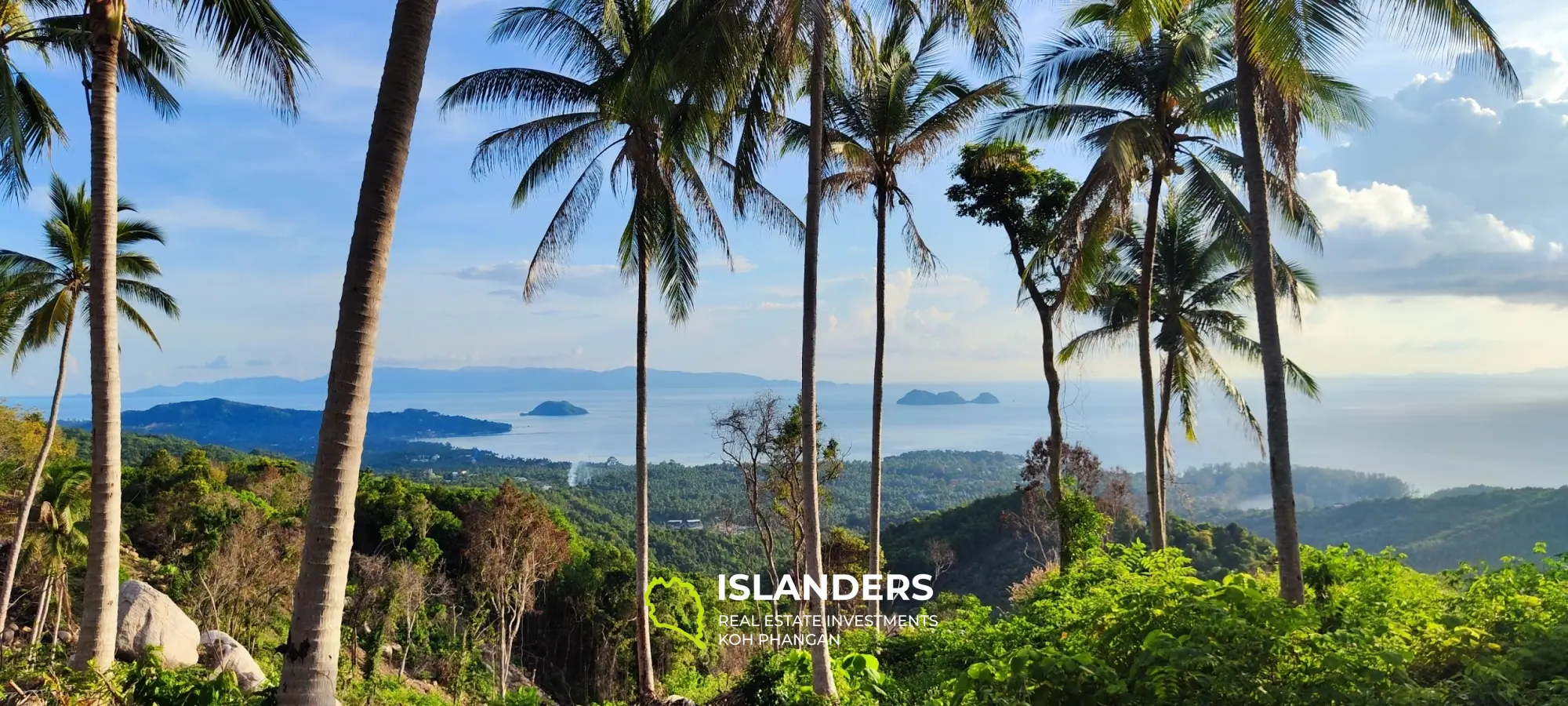 Terrain unique avec vue sur la mer à 360° sur Haad Yao, taille 2387 m²