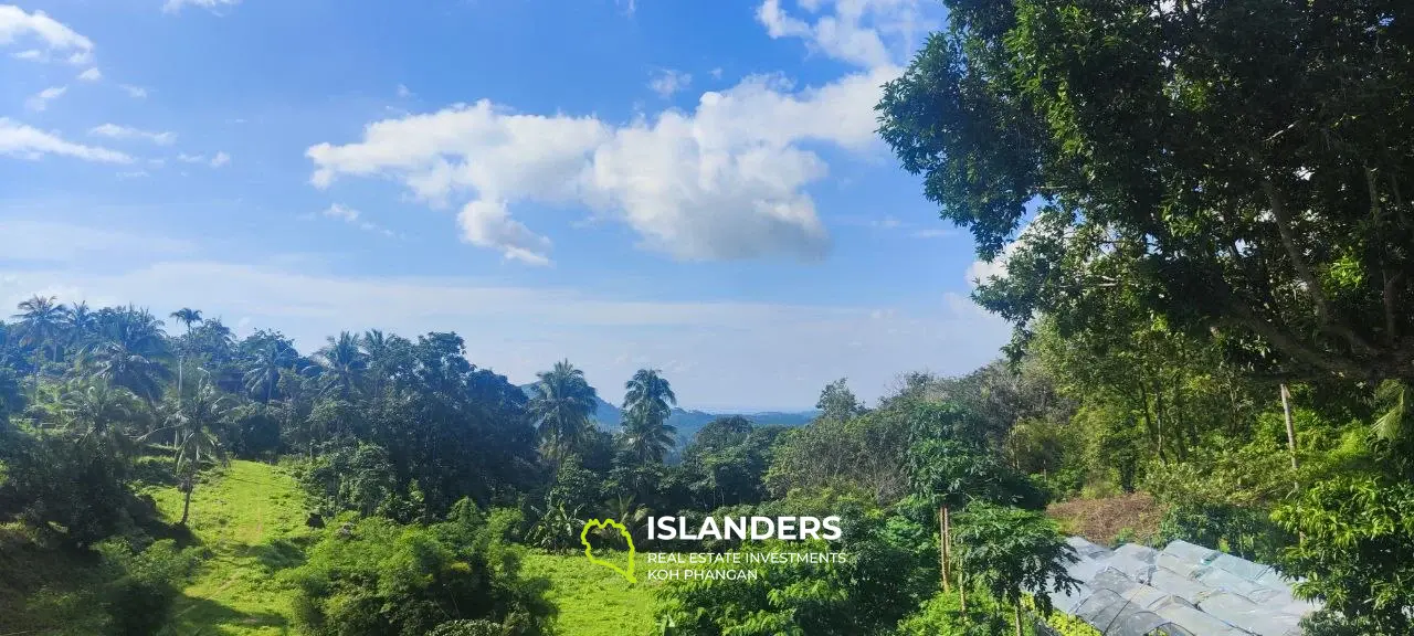 Joli terrain vue mer sur Ban Tai 2 rai