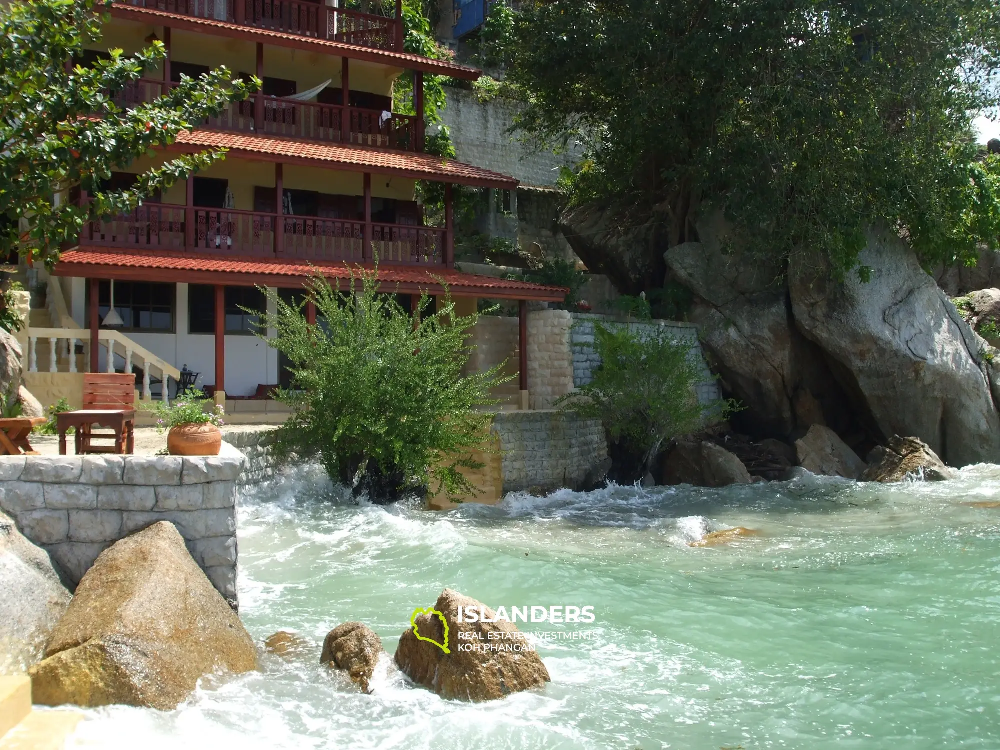 Complexe hôtelier à Haad Yao. Accès à la plage privée