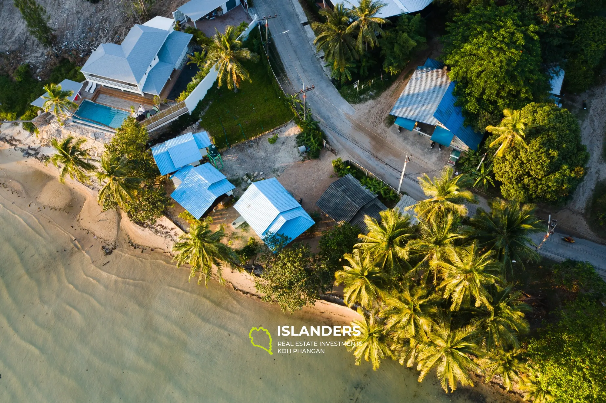 Beach front land & bungalows