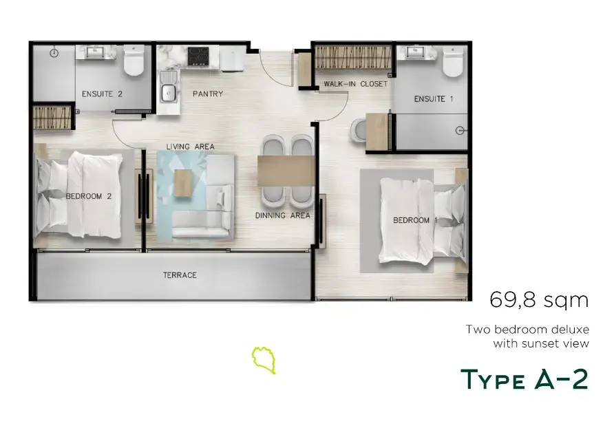 New 2-Bedroom Apartment in a 5-star-Residence