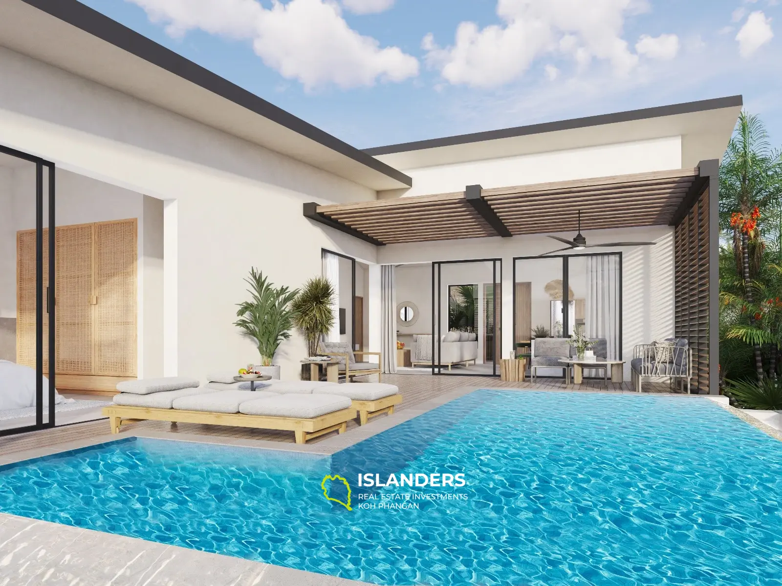 Off plans 4-bedroom Sea view pool villa