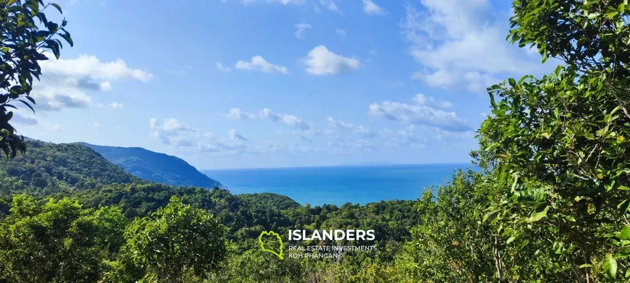 2 rai superbe vue sur la mer 360' Thong Nai Pan avec vue sur Koh Tao