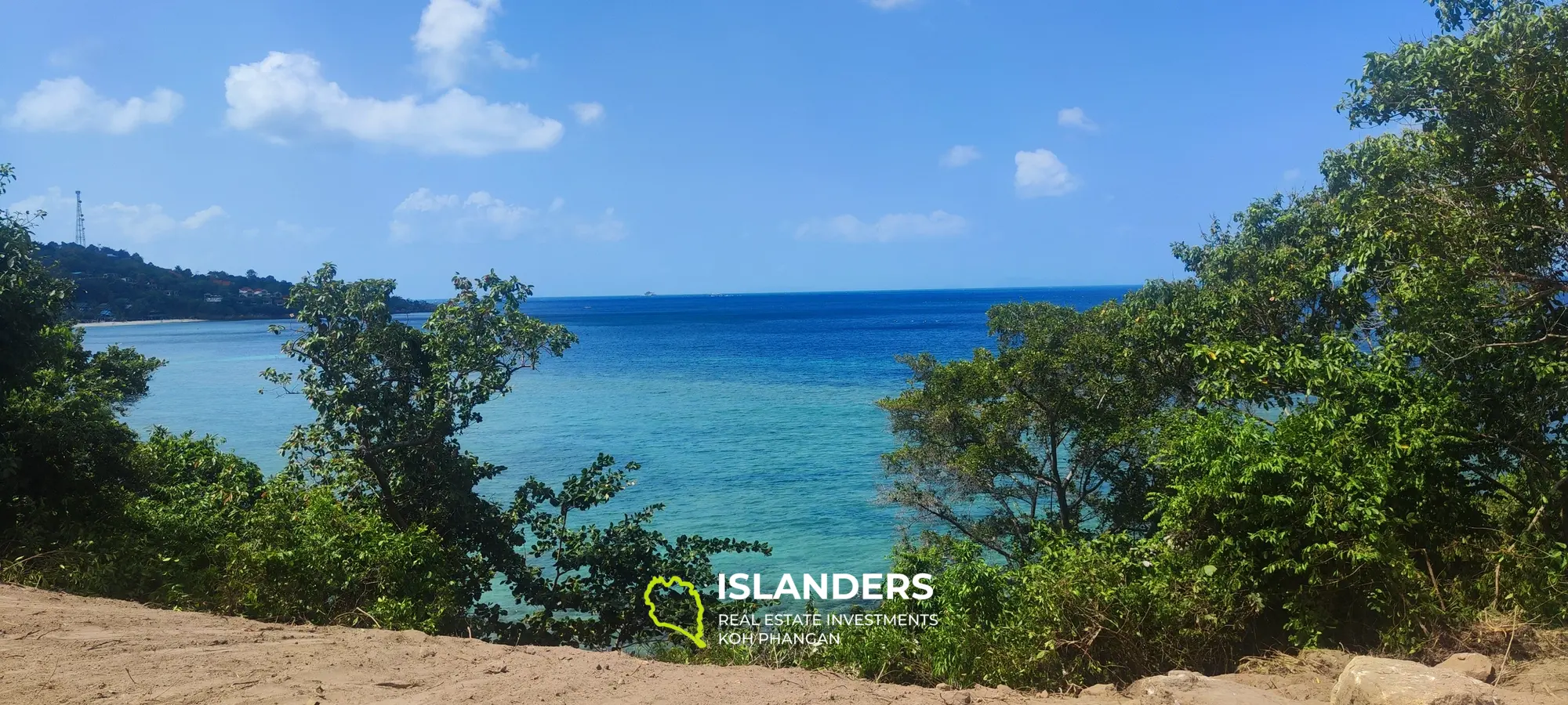 Fantastisches Klippengrundstück mit Meerblick auf Koh Phangan, Haad Tien zu verkaufen, 2533 m², 1,58 Rai, 2 Minuten zum Strand