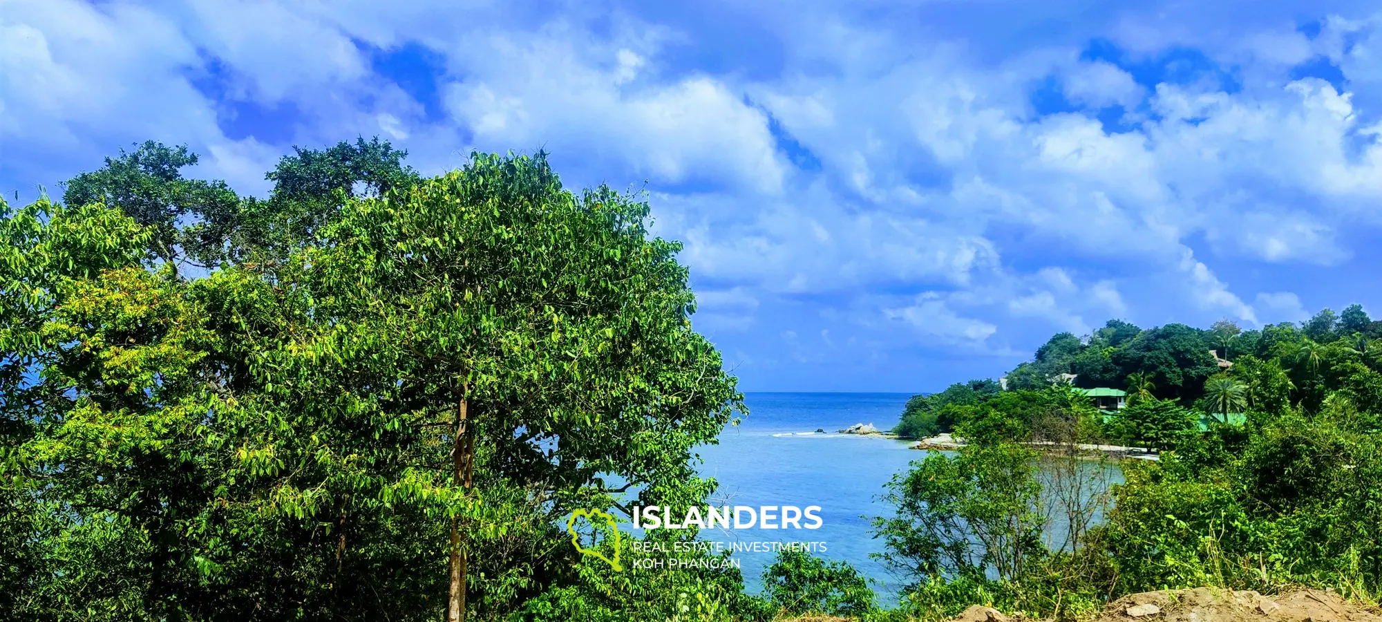 Fantastisches Klippengrundstück mit Meerblick auf Koh Phangan, Haad Tien zu verkaufen, 2533 m², 1,58 Rai, 2 Minuten zum Strand