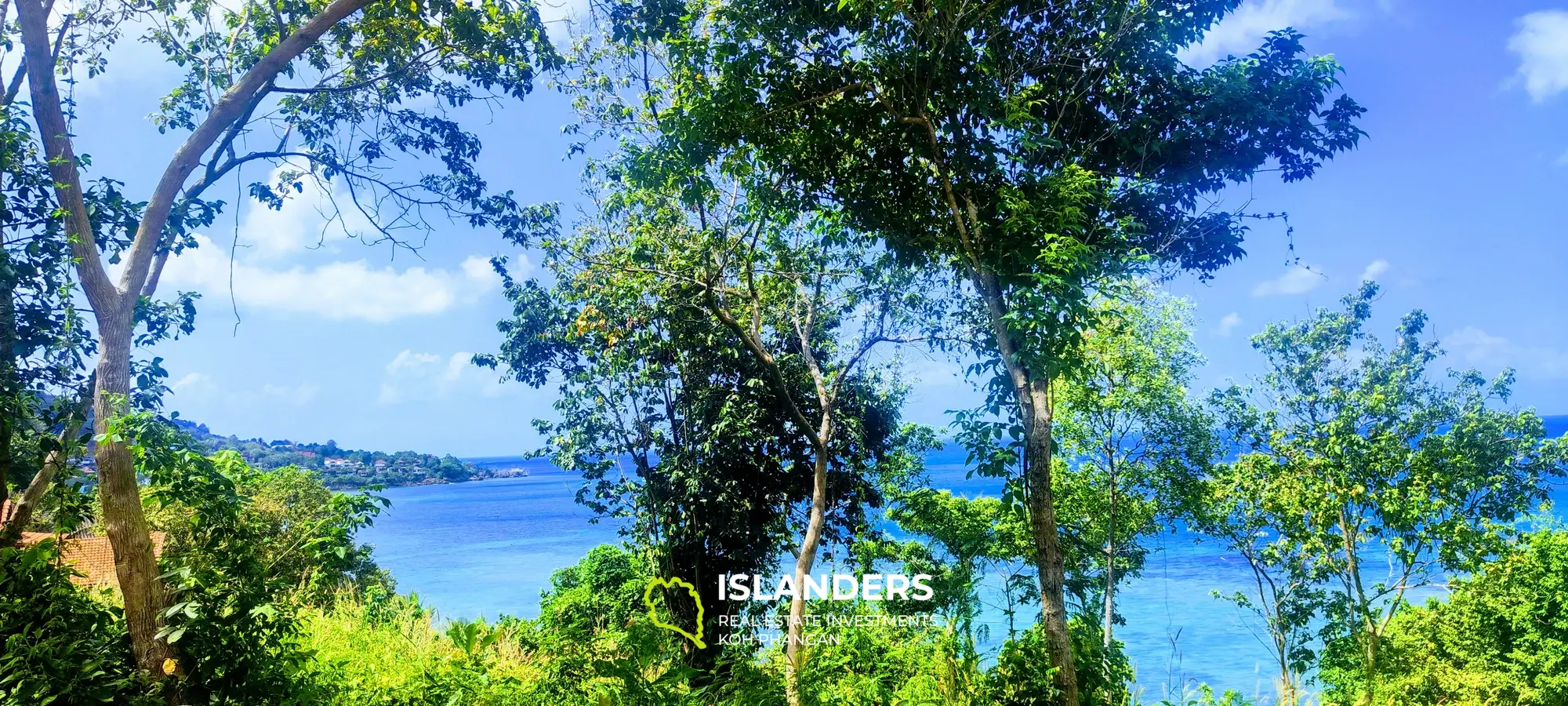 Wunderschönes Grundstück mit Meerblick auf Koh Phangan, Haad Tien zu verkaufen, 3054 m², 1,91 Rai, 2 Minuten zum Strand