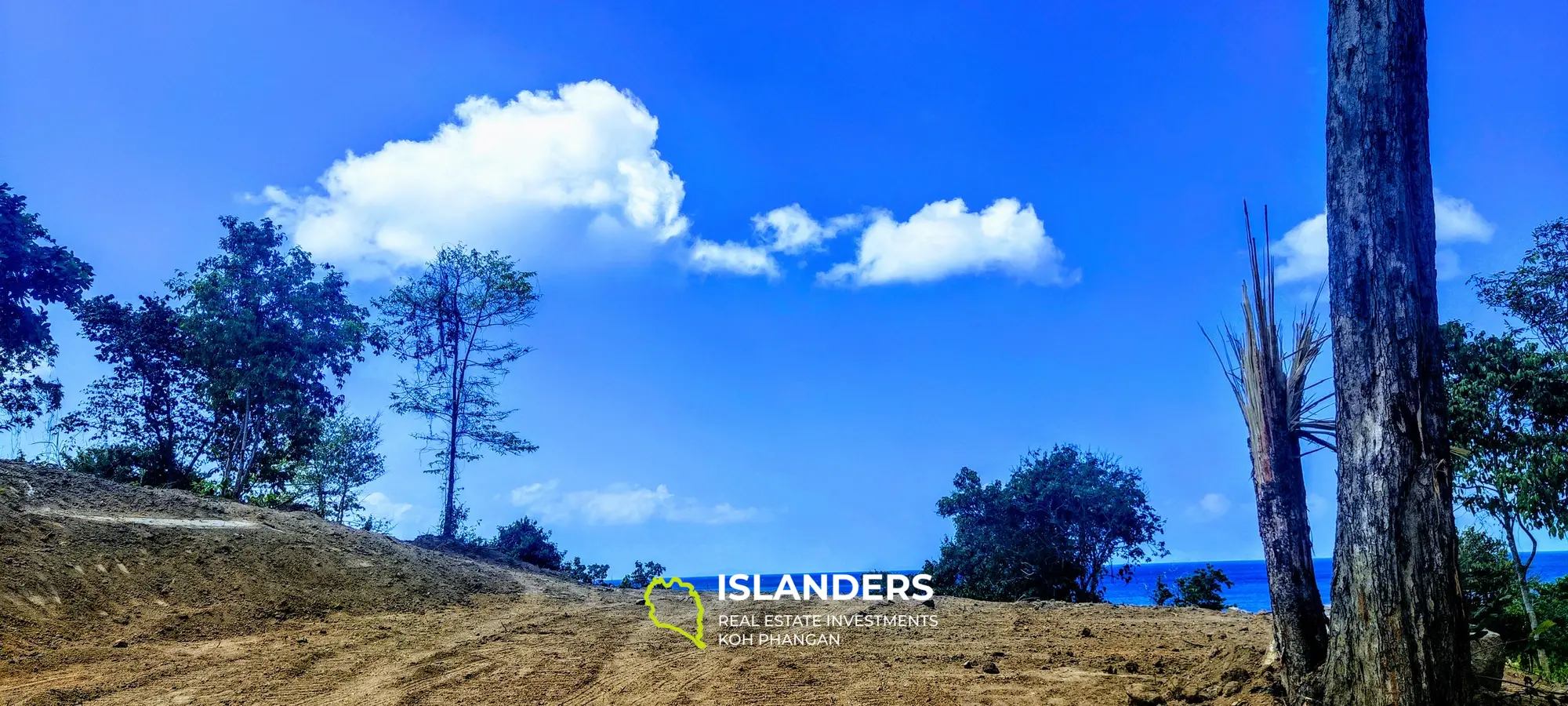 Wunderschönes Grundstück mit Meerblick auf Koh Phangan, Haad Tien zu verkaufen, 3146 m², 1,97 Rai, 2 Minuten zum Strand