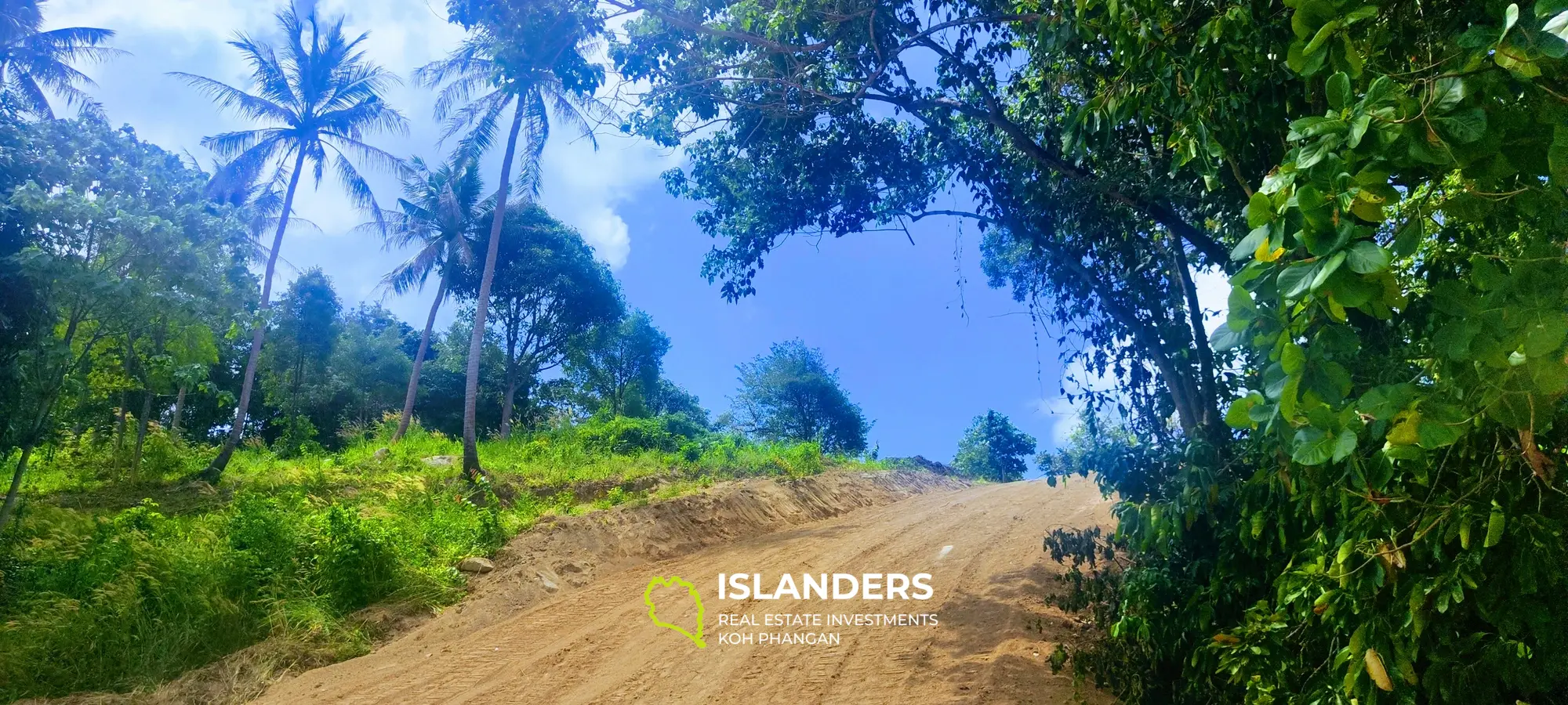 Wunderschönes Grundstück mit Meerblick auf Koh Phangan, Haad Tien zu verkaufen, 2856 m², 1,79 Rai, 2 Minuten zum Strand