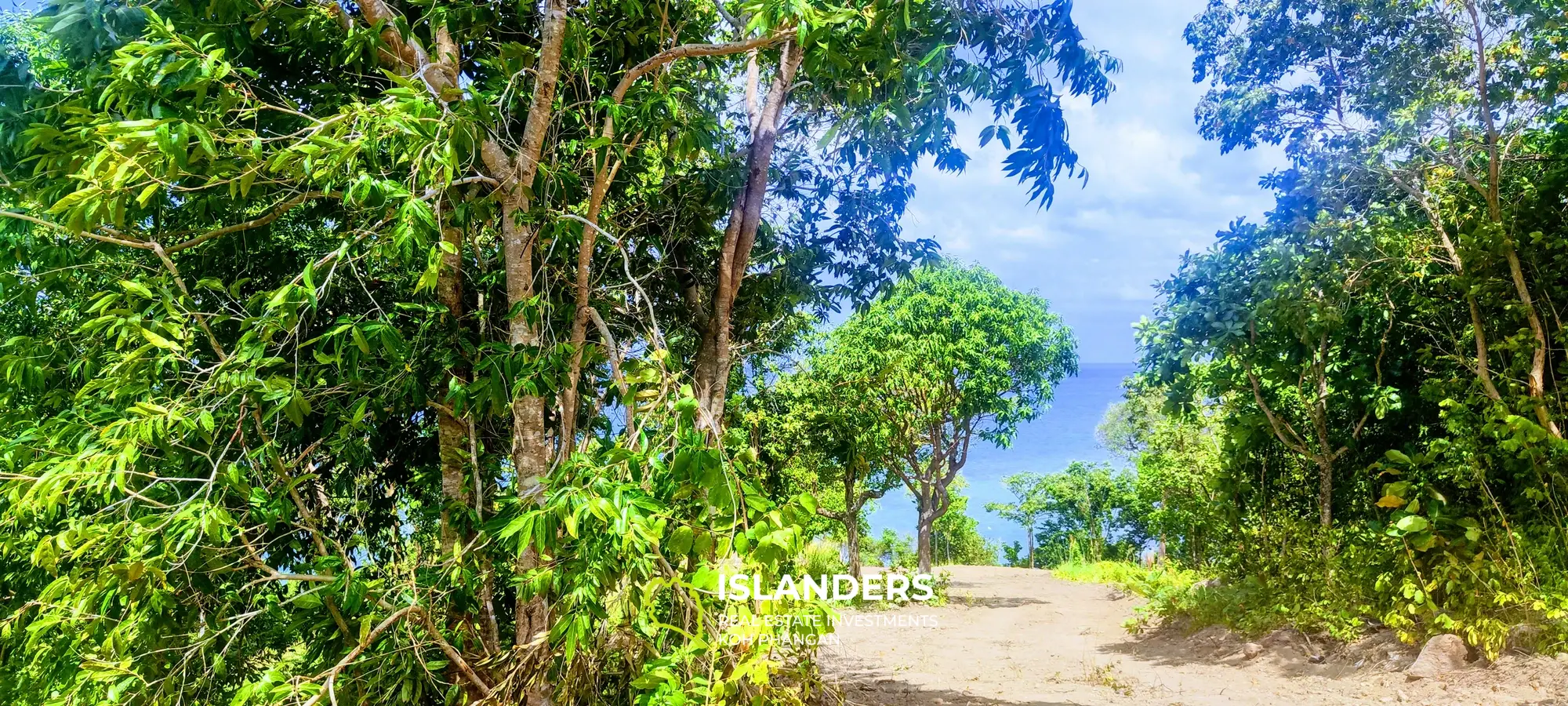 Grundstück mit Meerblick auf Koh Phangan, Haad Tien zu verkaufen, 941 m², 0,59 Rai, 5 Minuten zum Strand