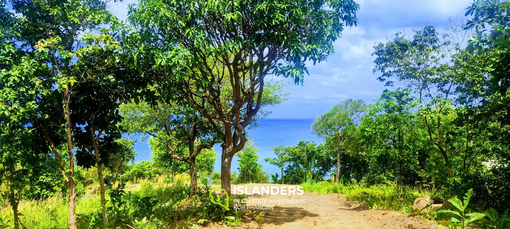 Grundstück mit Meerblick auf Koh Phangan, Haad Tien zu verkaufen, 890 m², 0,56 Rai, 5 Minuten zum Strand