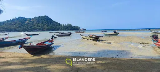 Chaloklum beachfront land 9,6Rai