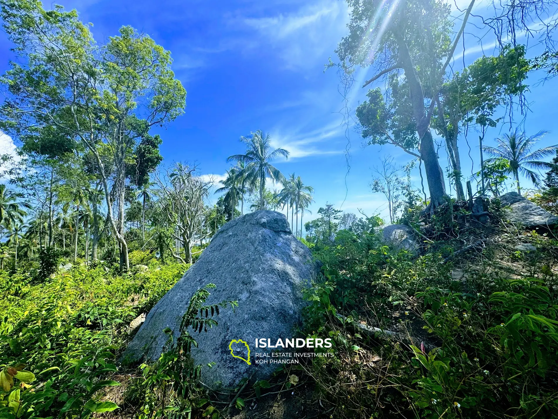 Absolut atemberaubendes Sonnenuntergangsland mit Meerblick, Haad Yao 4 Rai, Koh Phangan