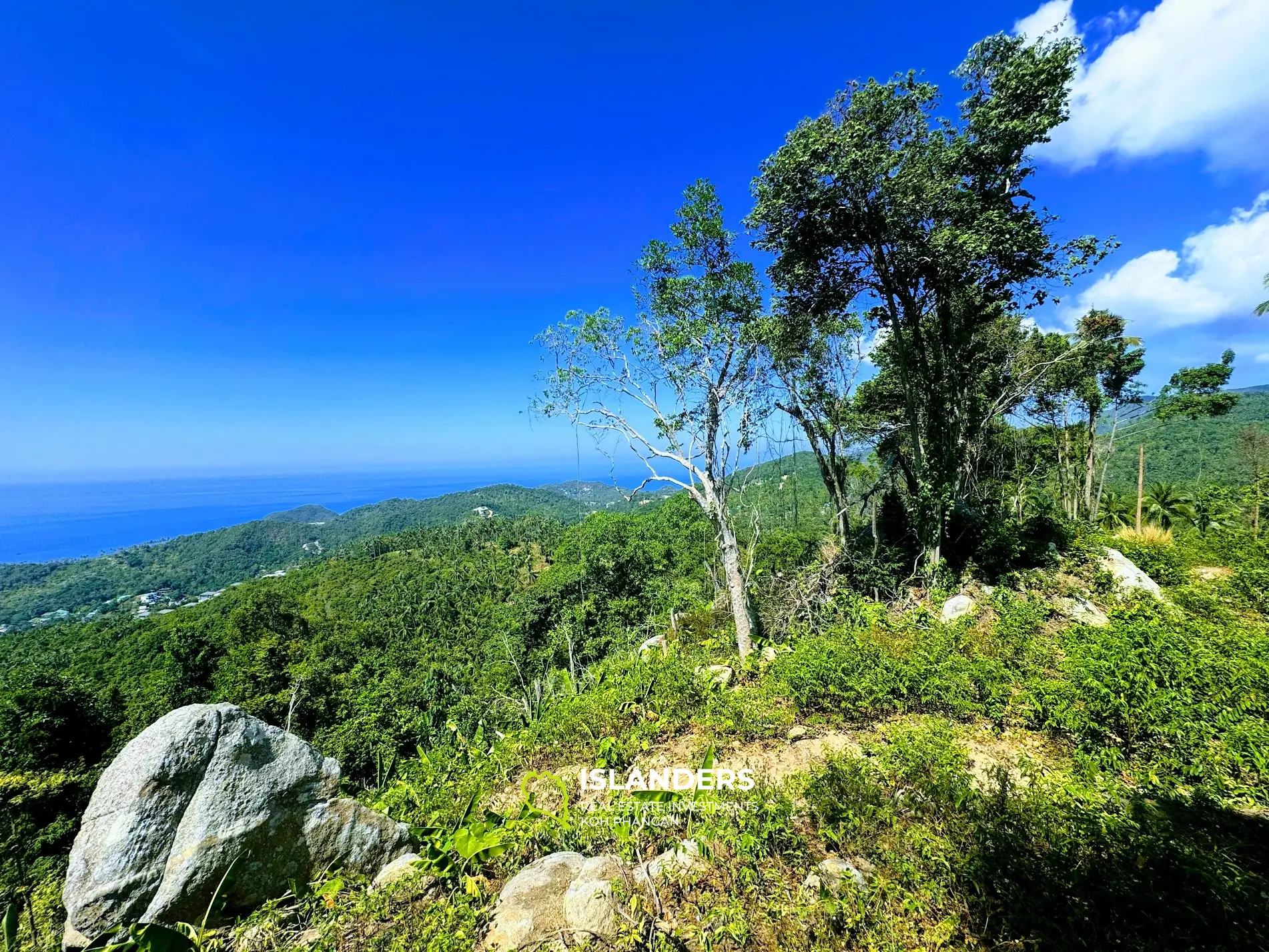 ארץ השקיעה המדהימה לחלוטין עם נוף לים Haad Yao 4 Rai, Koh Phangan