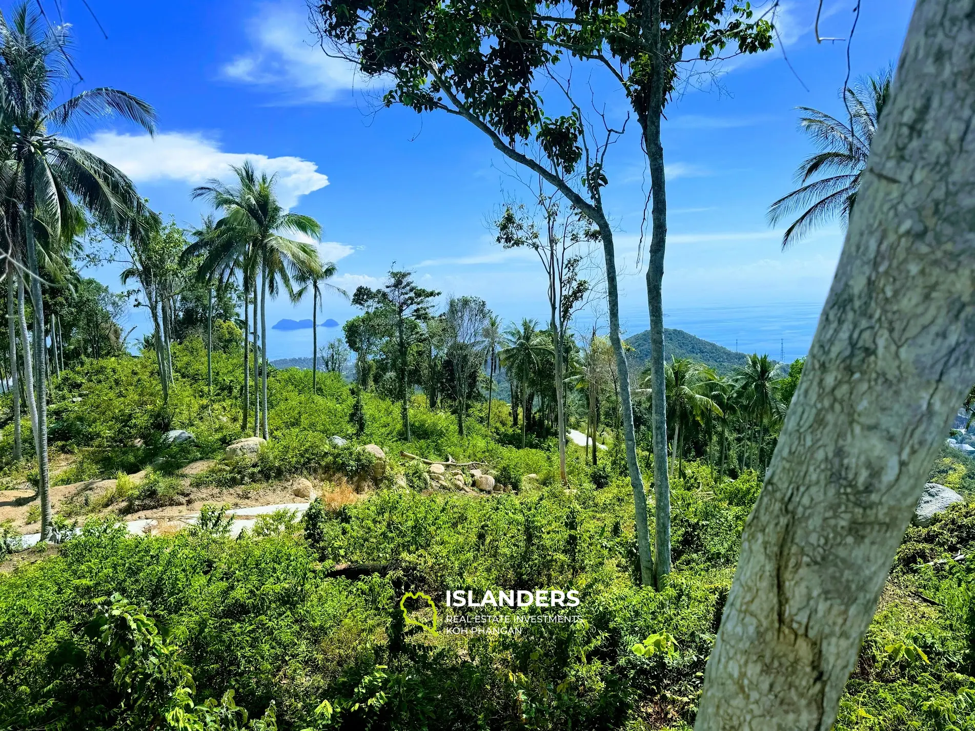 ארץ השקיעה המדהימה לחלוטין עם נוף לים Haad Yao 4 Rai, Koh Phangan