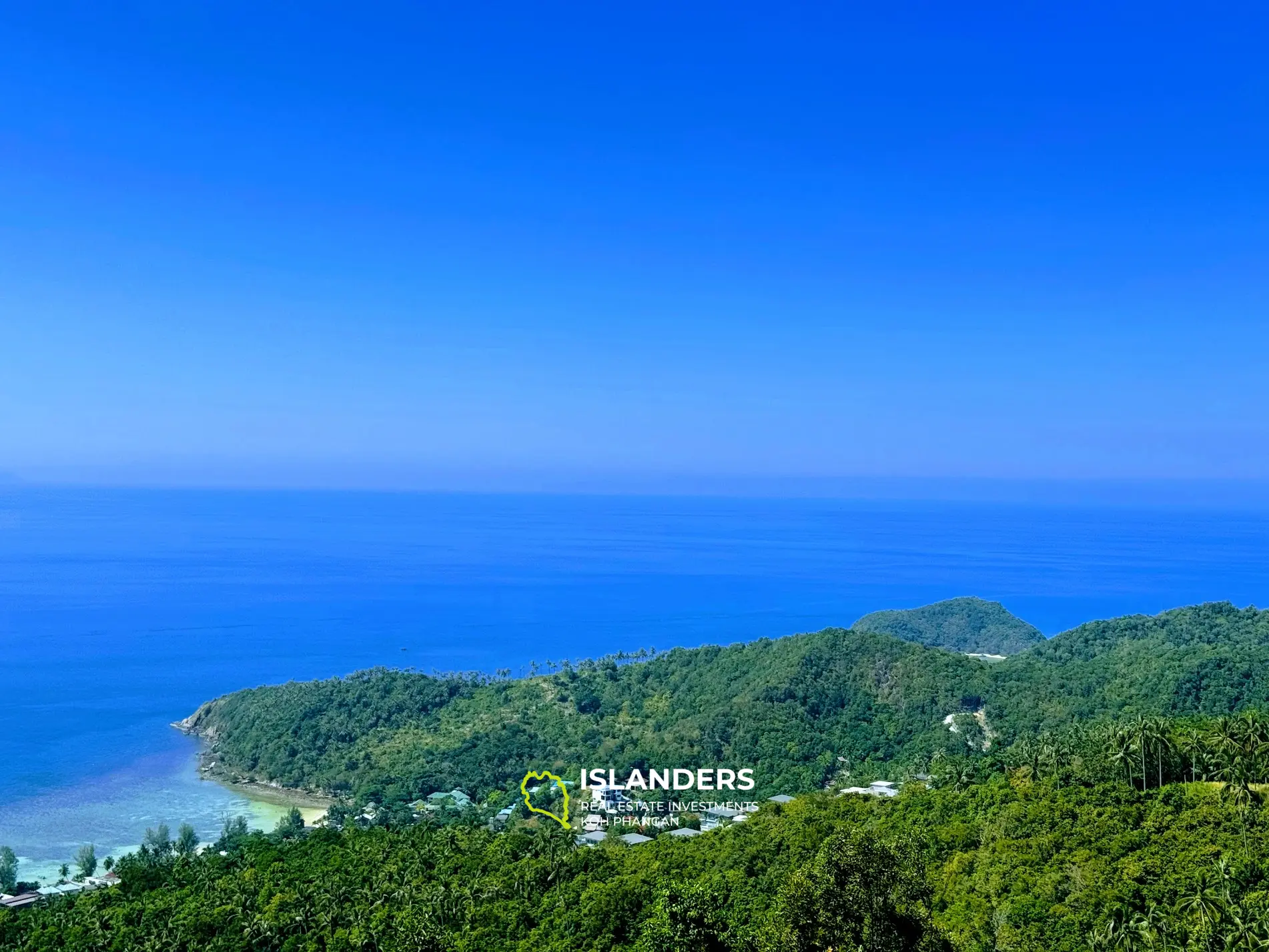 Absolut atemberaubendes Sonnenuntergangsland mit Meerblick, Haad Yao 4 Rai, Koh Phangan