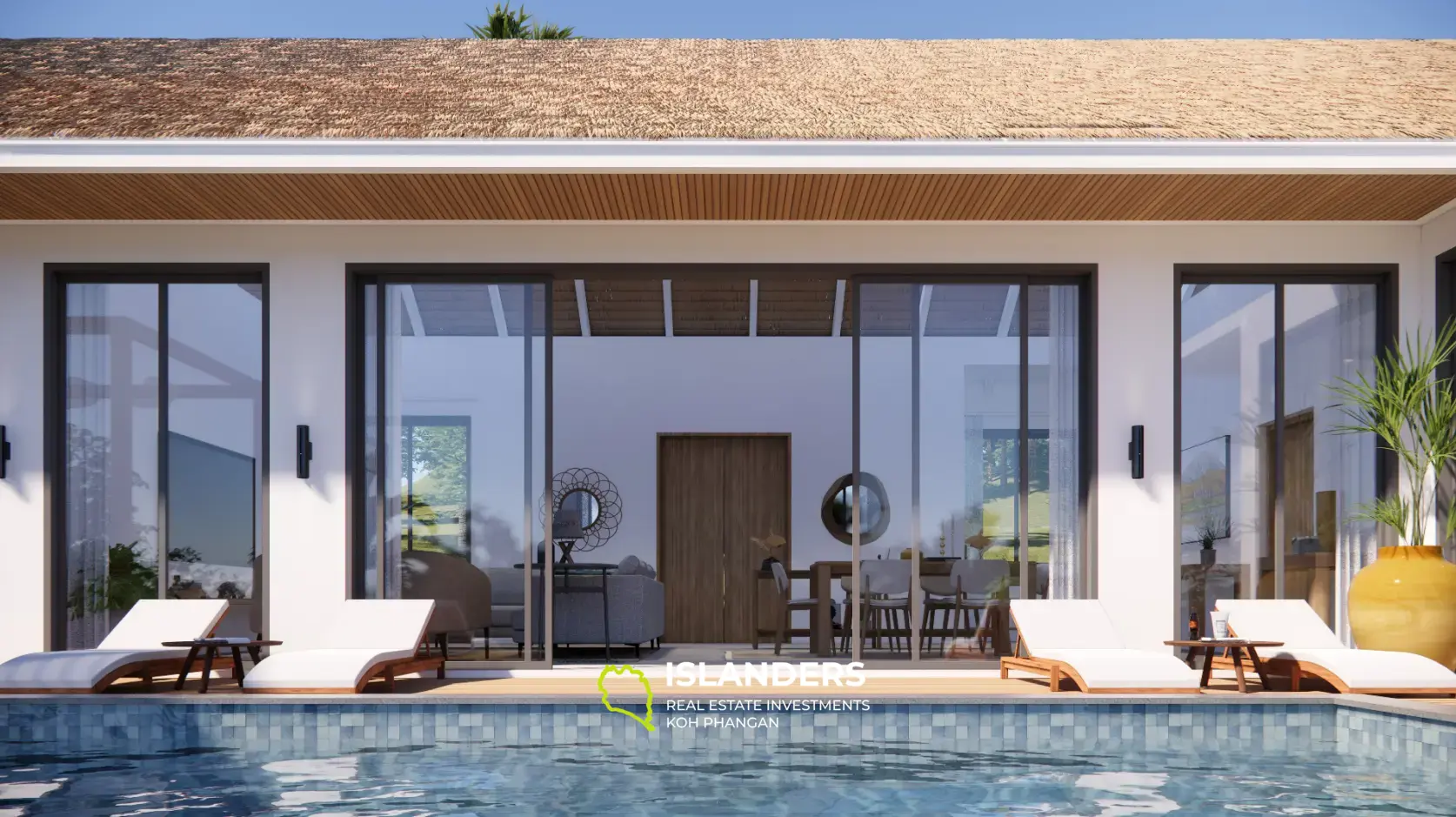 Wunderschöne 3-Zimmer-Villa mit Meerblick in der Nähe von Mae Haad