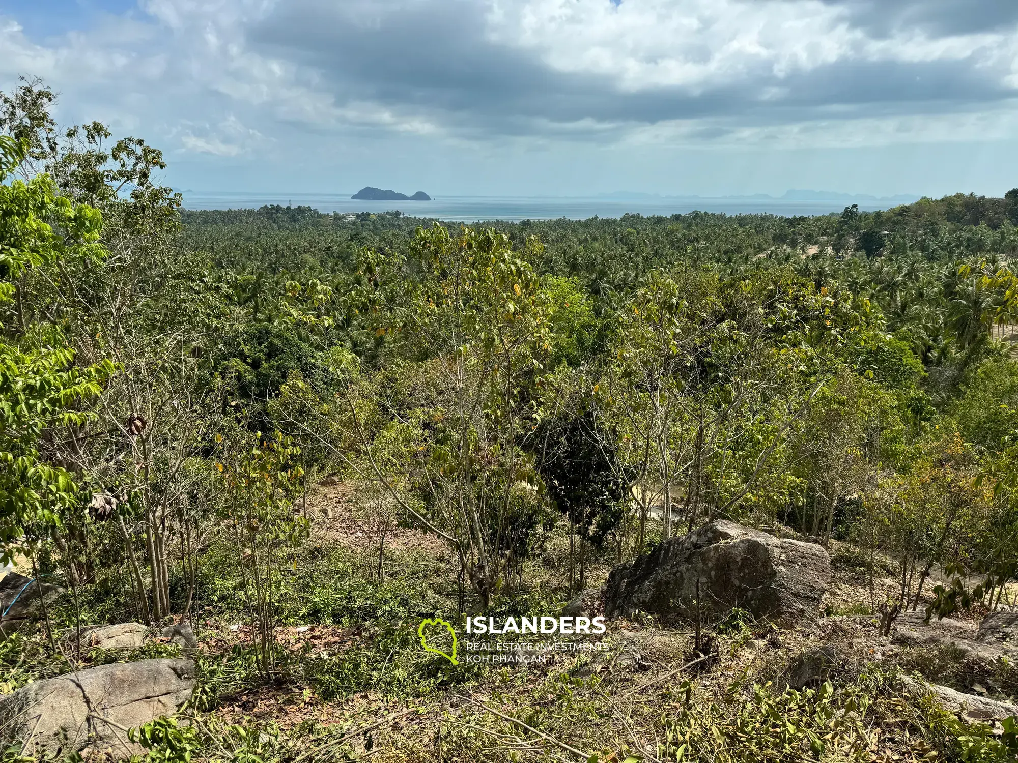 Vue WOW du terrain à Chalok Baan Kao