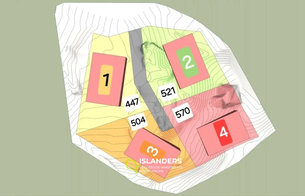 Site idéal avec vue imprenable sur la mer et la montagne Terrain 1