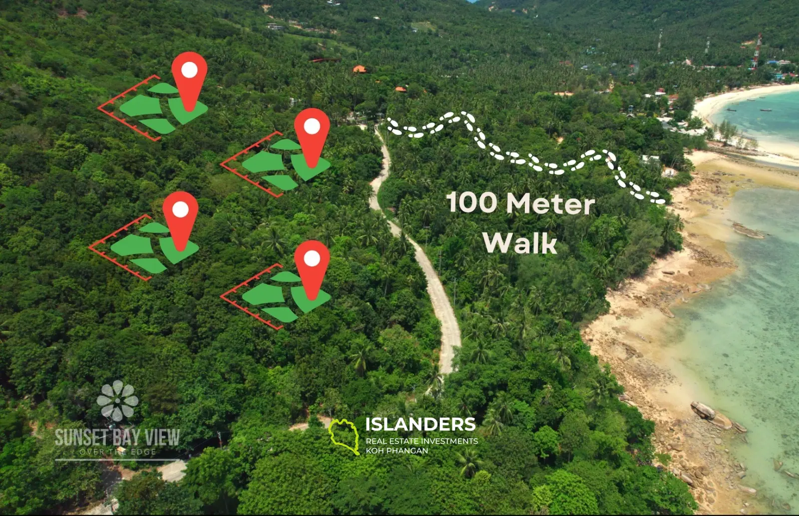 Vue imprenable à Haad Khom - terrain 8