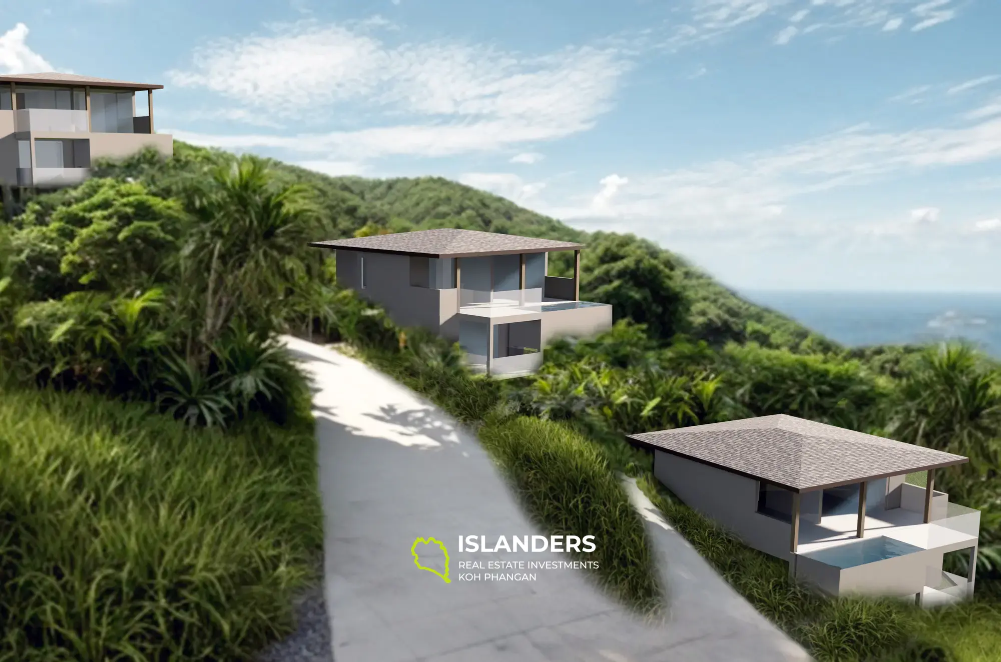 NEW - SKY 2-bedroom villas with sea view 