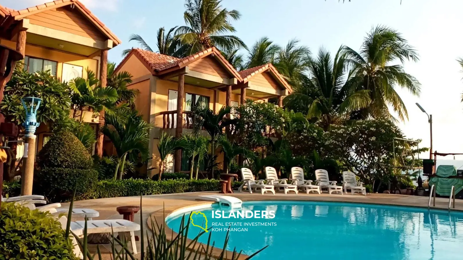 Party Hotel de 74 chambres avec piscine à Haad Rin (front de mer, vue sur Samui)