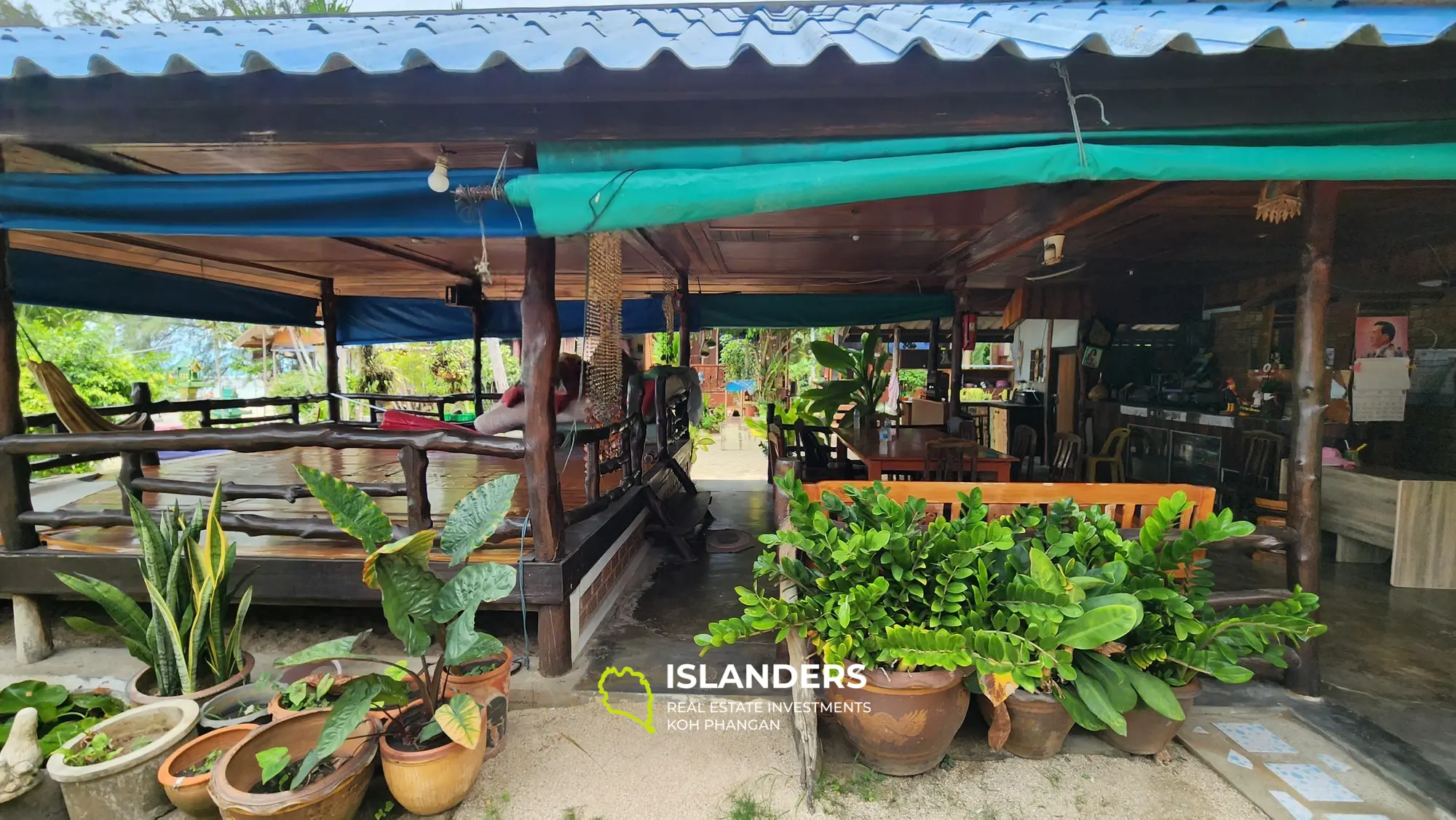 25-Zimmer-Chill-Hotel in Haad Rin, direkt am Strand, Blick auf Samui