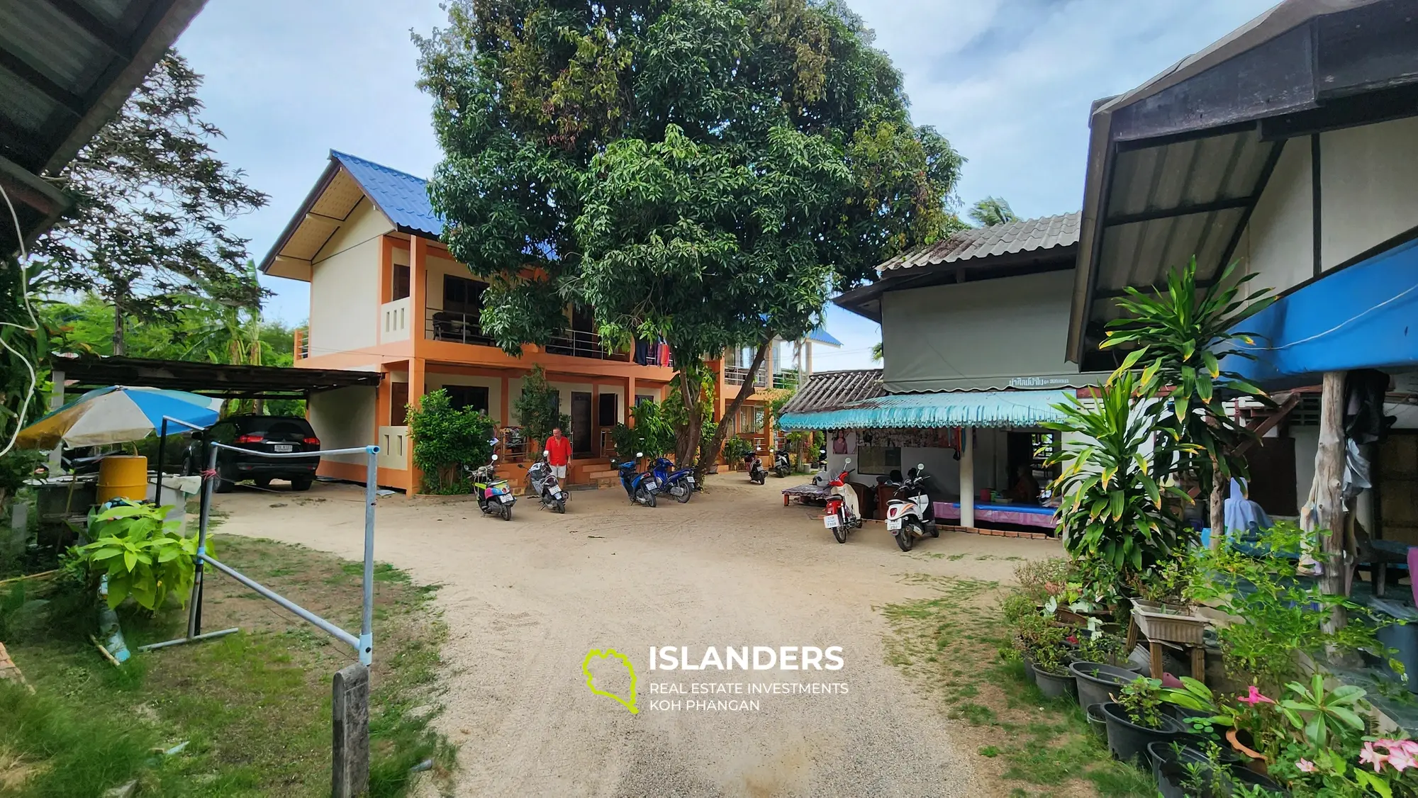 25-Zimmer-Chill-Hotel in Haad Rin, direkt am Strand, Blick auf Samui