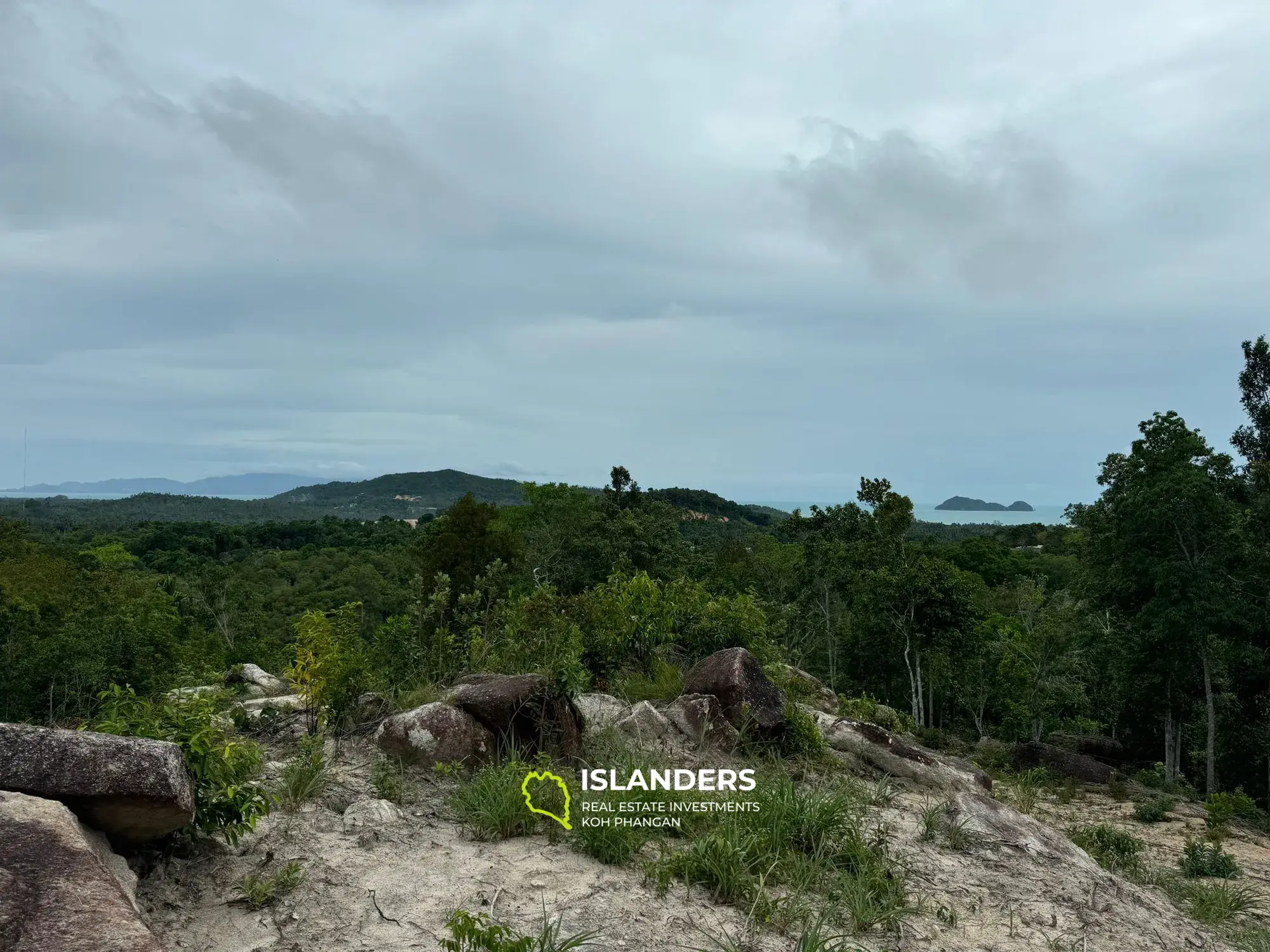 Superbe terrain avec vue sur la mer à Chalok Baan Kao 