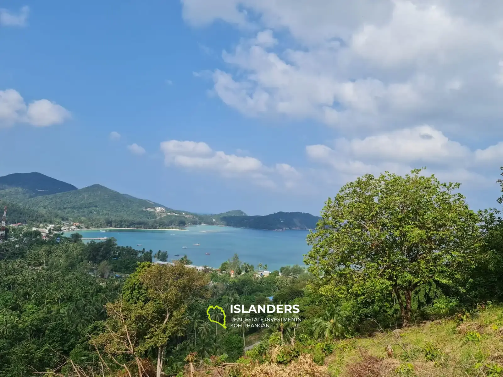 Terrain panoramique avec vue sur la mer à Chaloklum 2 Rai 