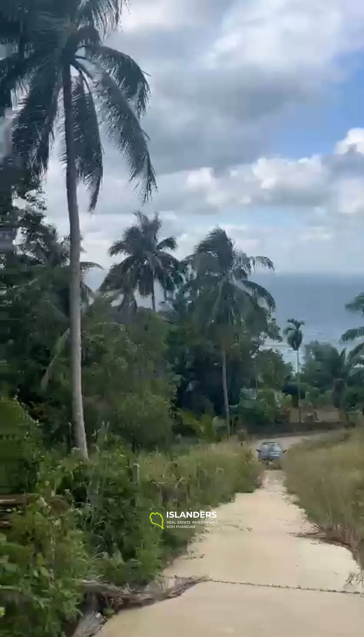 Petit terrain avec vue imprenable sur la mer à Haad Salad