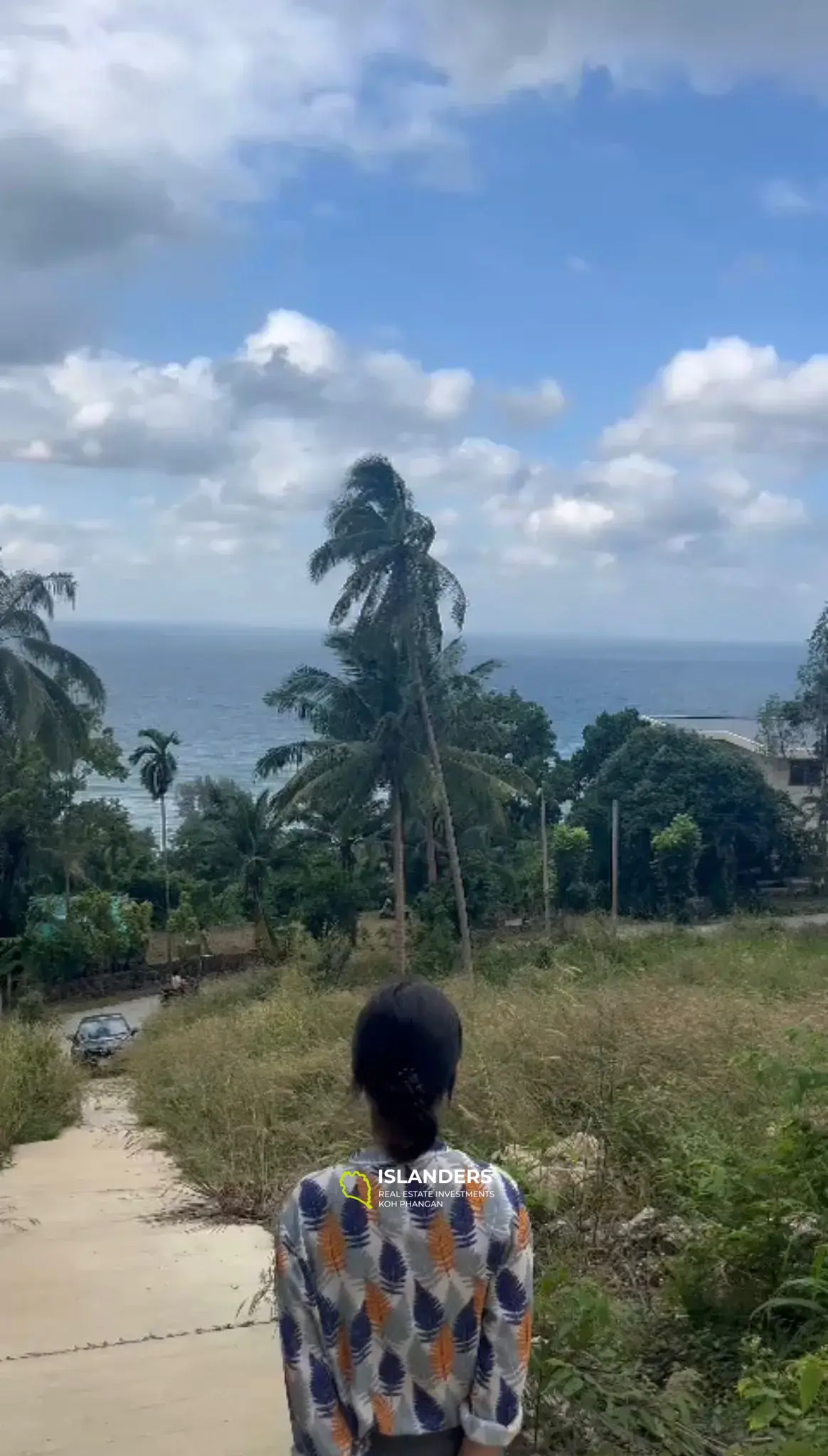 Petit terrain avec vue imprenable sur la mer à Haad Salad