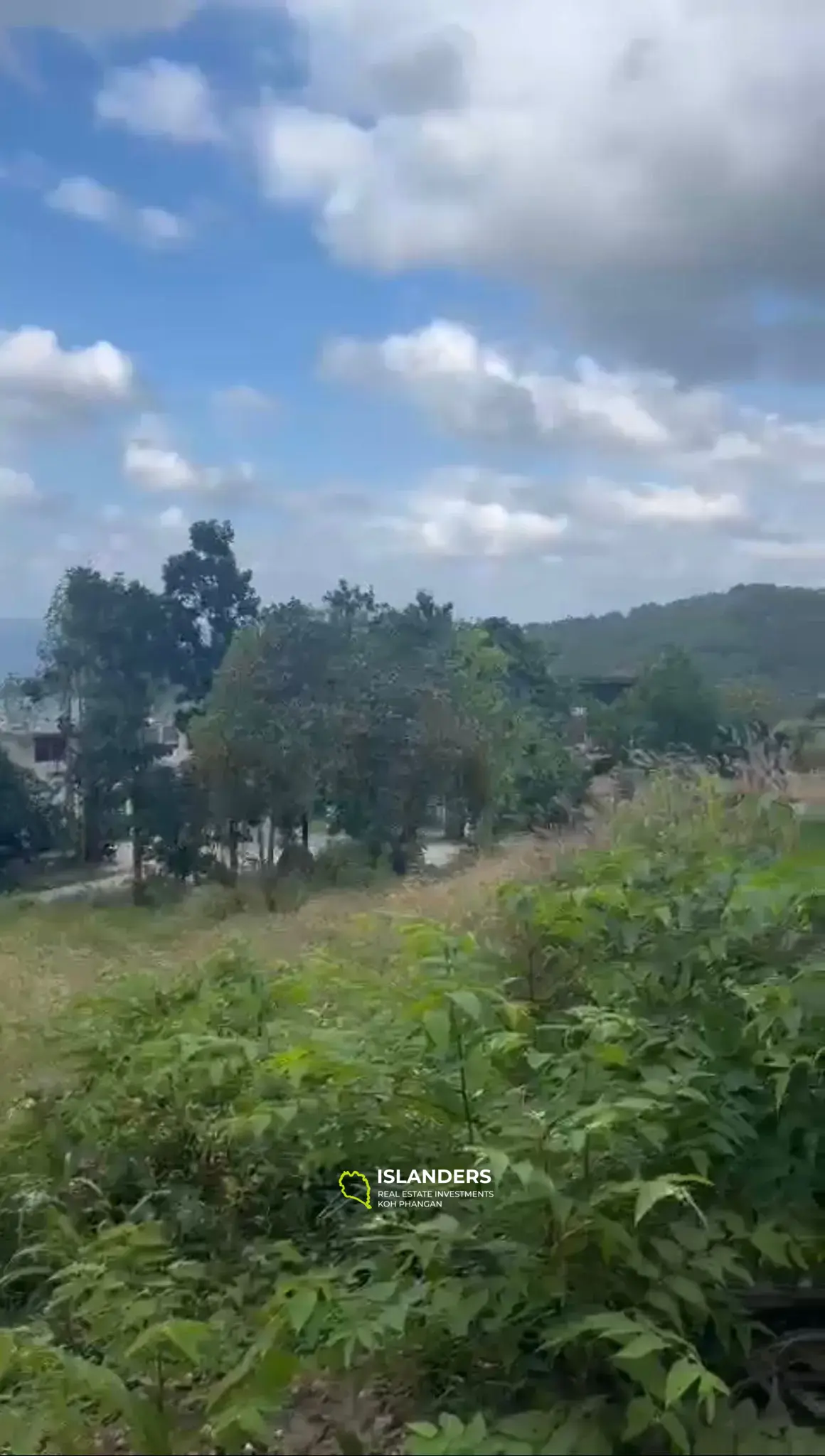 Kleines Grundstück mit herrlichem Meerblick in Haad Salad