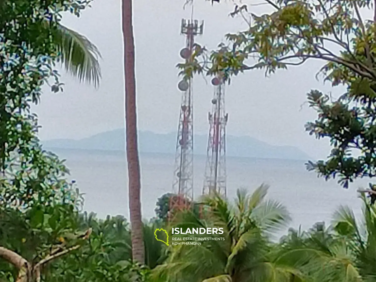 Big land in Chaloklum with seaview