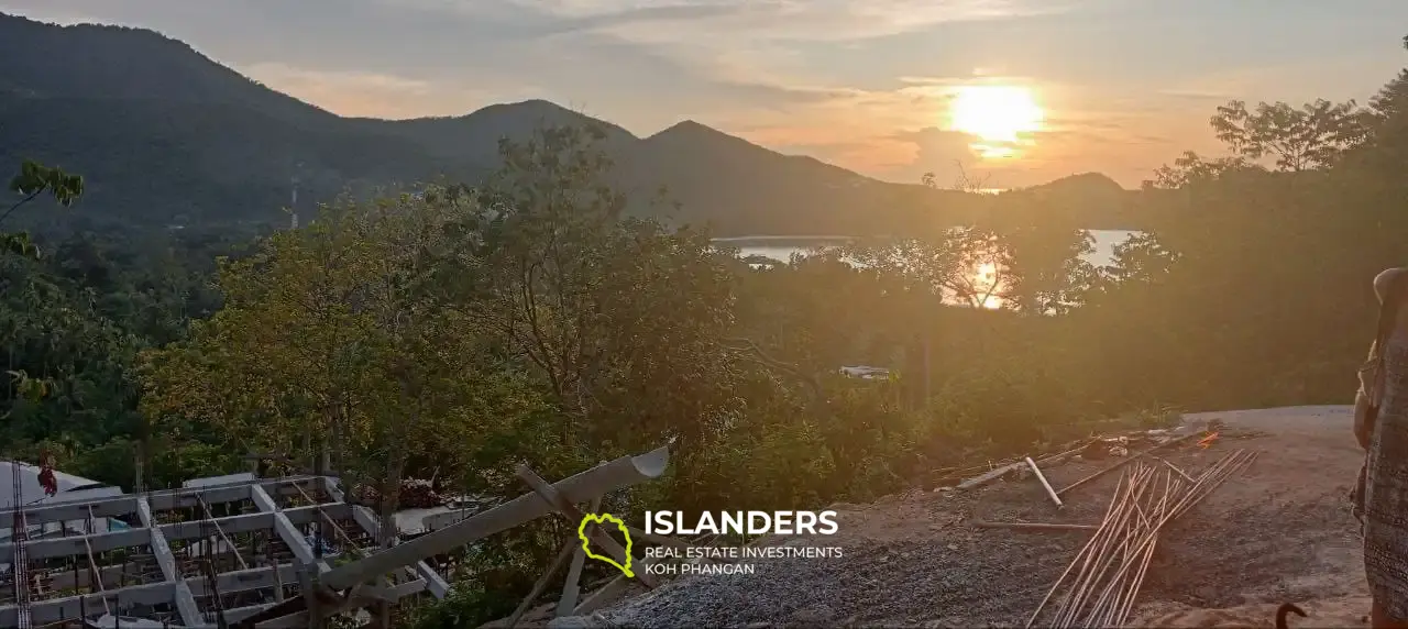 Magnifique terrain avec vue sur la mer