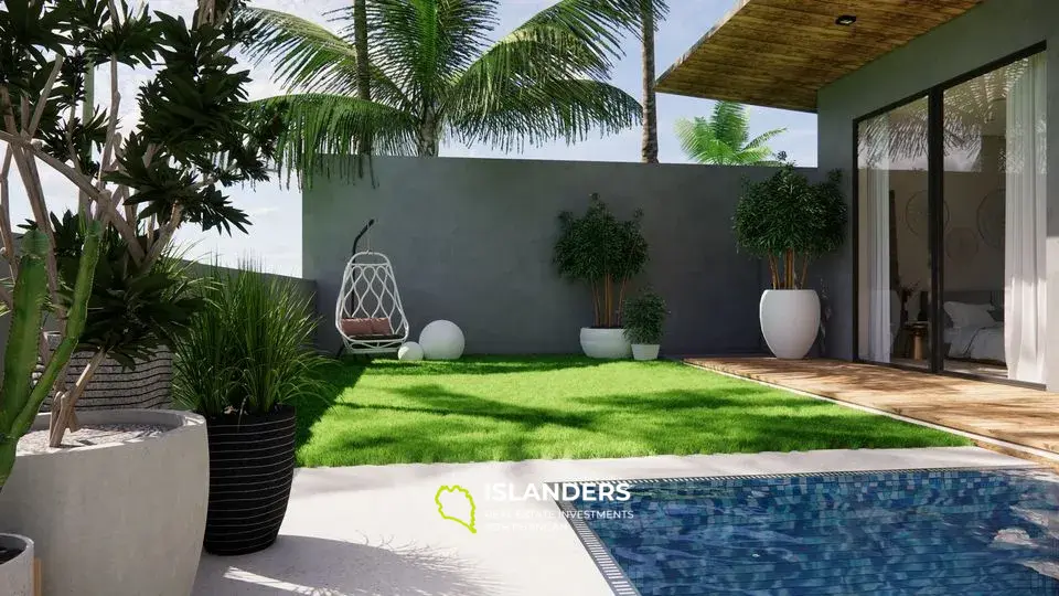 Seсret Garden Villas : Chaweng - Chanote en pleine propriété - 3 chambres - Cuisine incluse - Piscine - Jardin