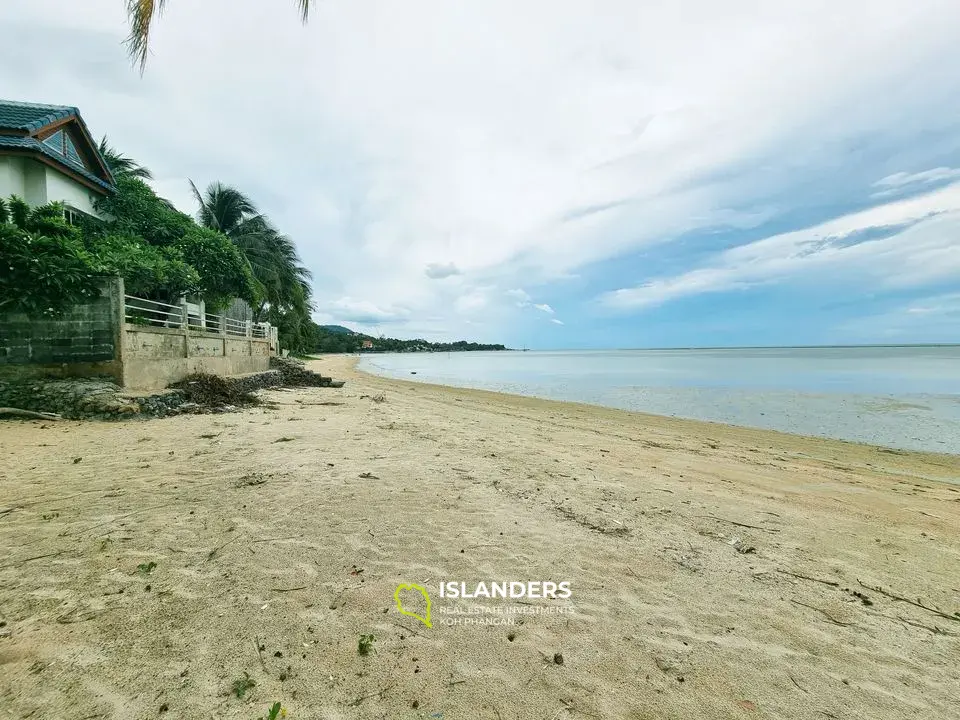 Beach Front Land in Koh Samui Lamai For Sale 472 SqM