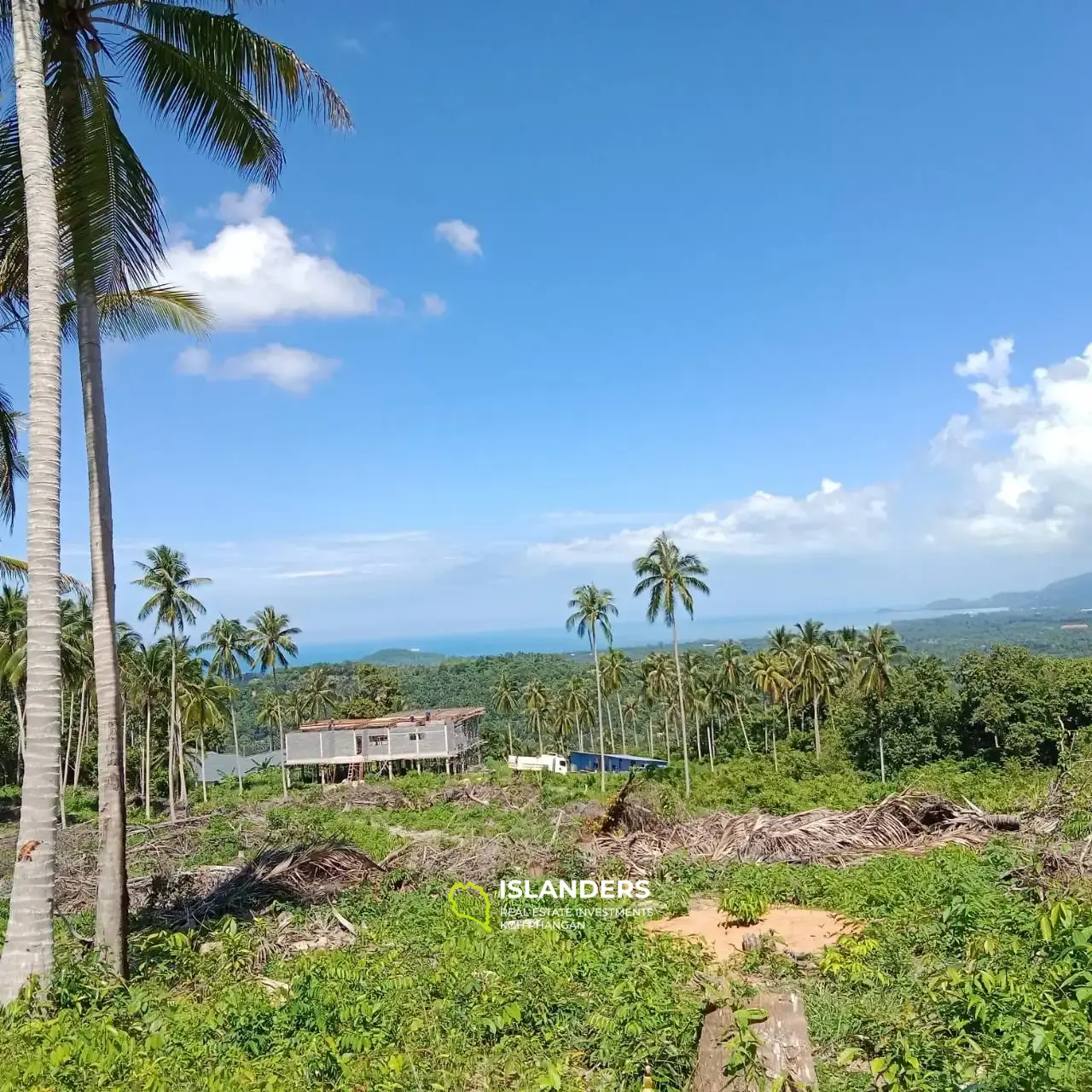 Vue sur la mer 400 m² Mae nam soi 3 1,5 million par parcelle (4 parcelles)