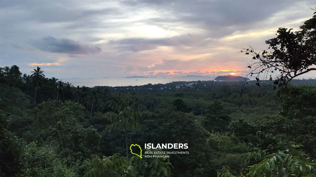 Exclusive Land on Bantai Mountain with Stunning Sea and Thongsala Views