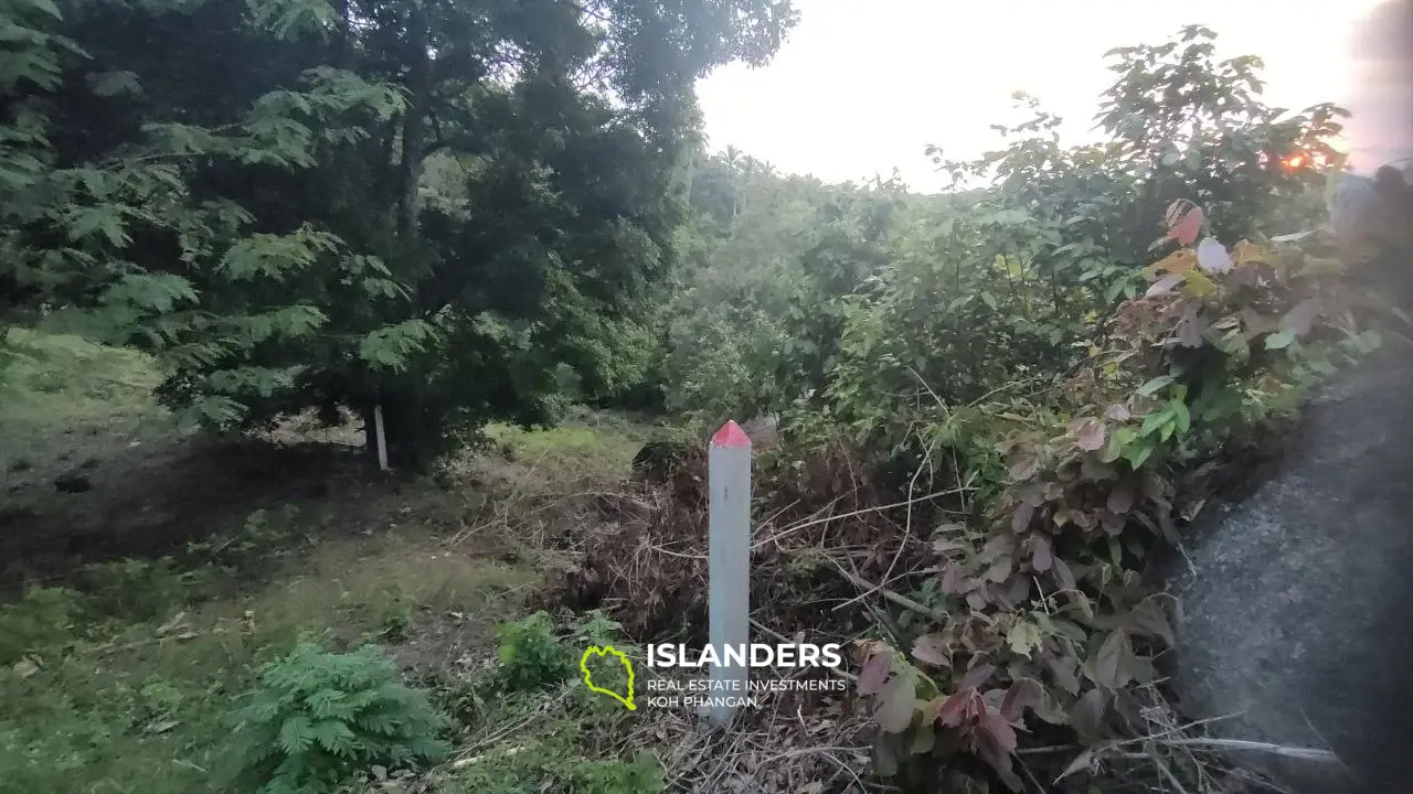 Exclusive Land on Bantai Mountain with Stunning Sea and Thongsala Views