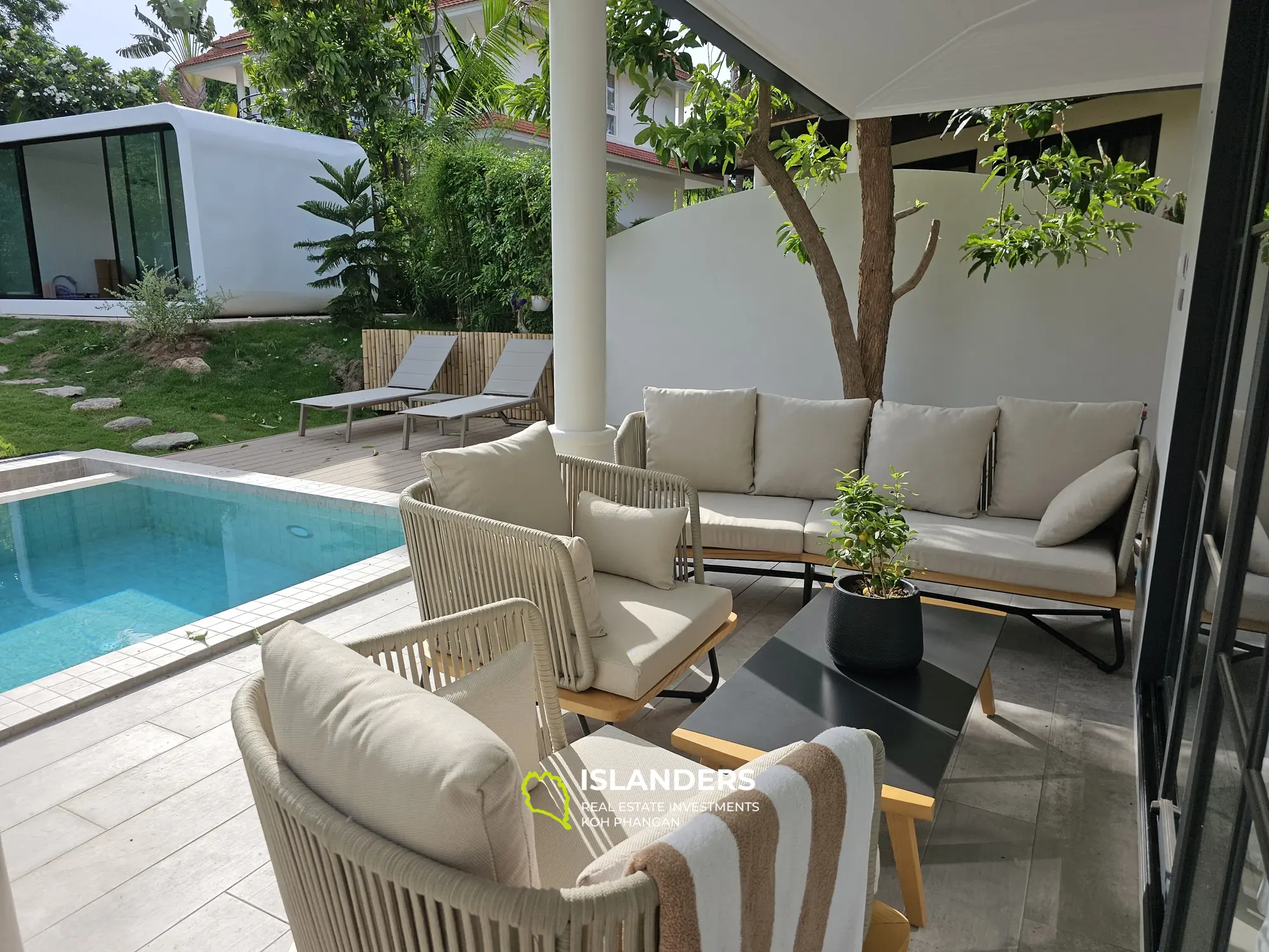 Brandneue 3+1-Bett-Villa mit privatem Pool in bester Lage in Thongson Bay