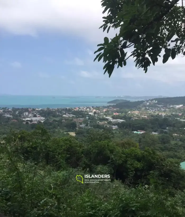 1 Rai, 3 Ngan Land with Sea View for Sale in Bophut