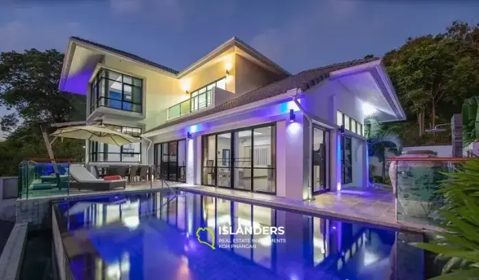 3 Bed Perfect Family Villa with Gym and Amazing Views in Bo Phut