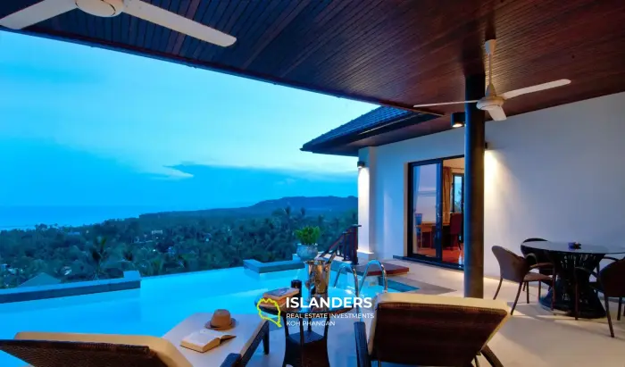 Stunning Seaview From This 3-Bedroom Lamai Pool Villa