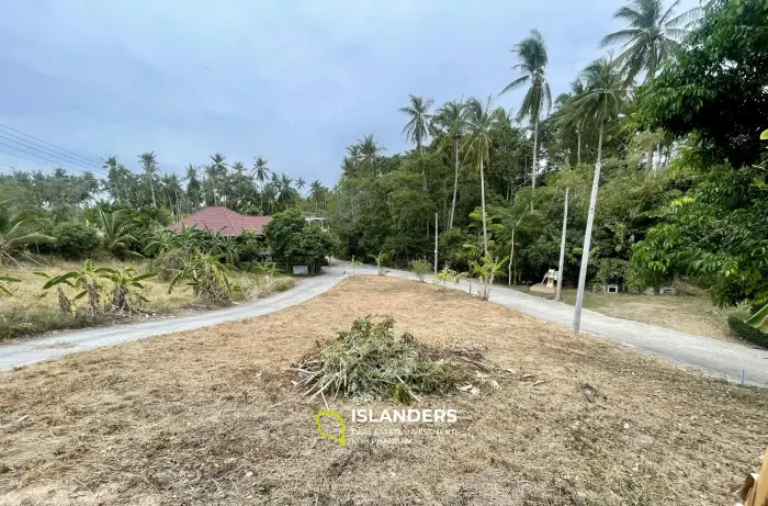 495 SQM. Garden View Land at Ban Tai for Sale 