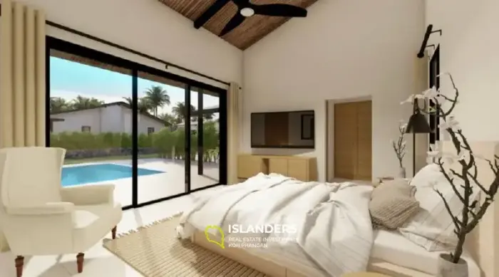 2-Bedroom Villa with Guest Suite, Pool, and Parking (Leasehold)