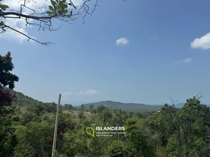 Grand terrain avec vue sur la mer et la jungle avec un bon potentiel à Sritanu (route sale, pas d'électricité), 25,6775 Rai